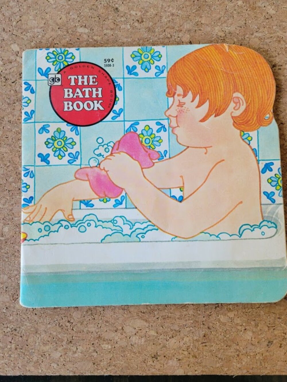 Vintage Golden Shape Book "The Bath Book" 1978